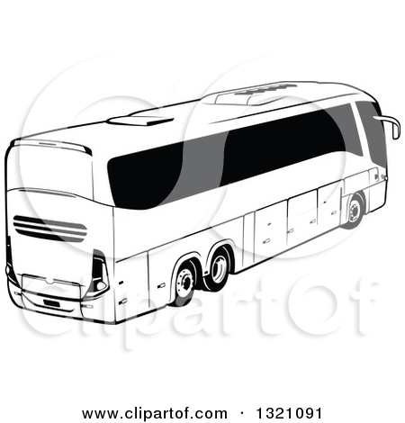 Preview Clipart - Tour Bus Clip Art