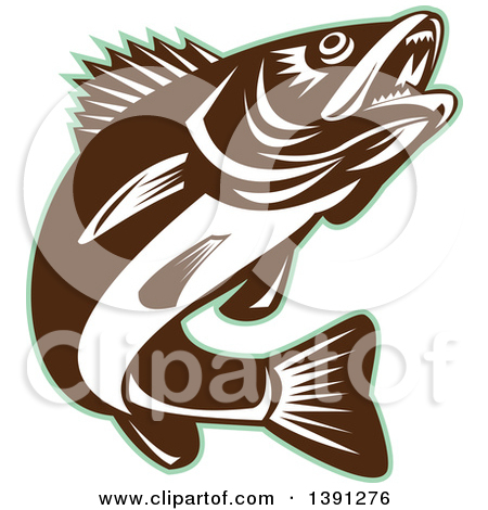 Preview Clipart - Walleye Clipart