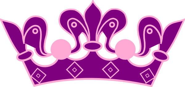 Princess Crown Pink Purple .