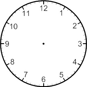 Blank Clockface: Without Hand