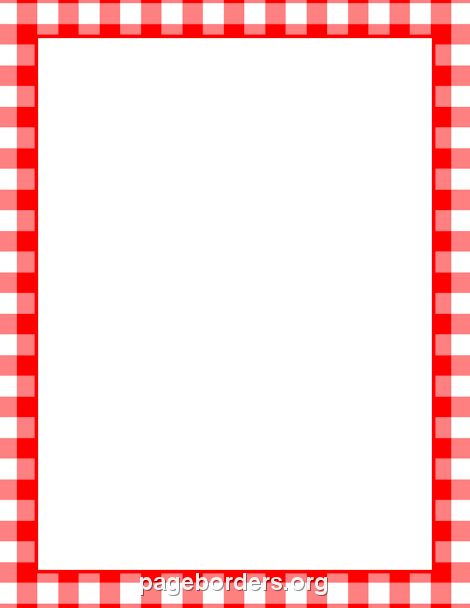 Red Checkered Border | Free D