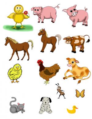 Printable Farm Animals Clipar - Free Printable Clipart