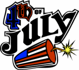... Printable text graphic fr - July 4th Free Clip Art