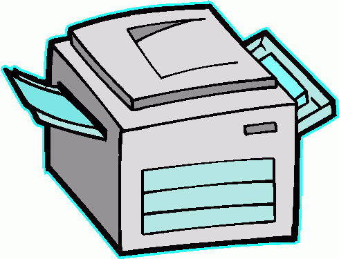 printer in doodle style