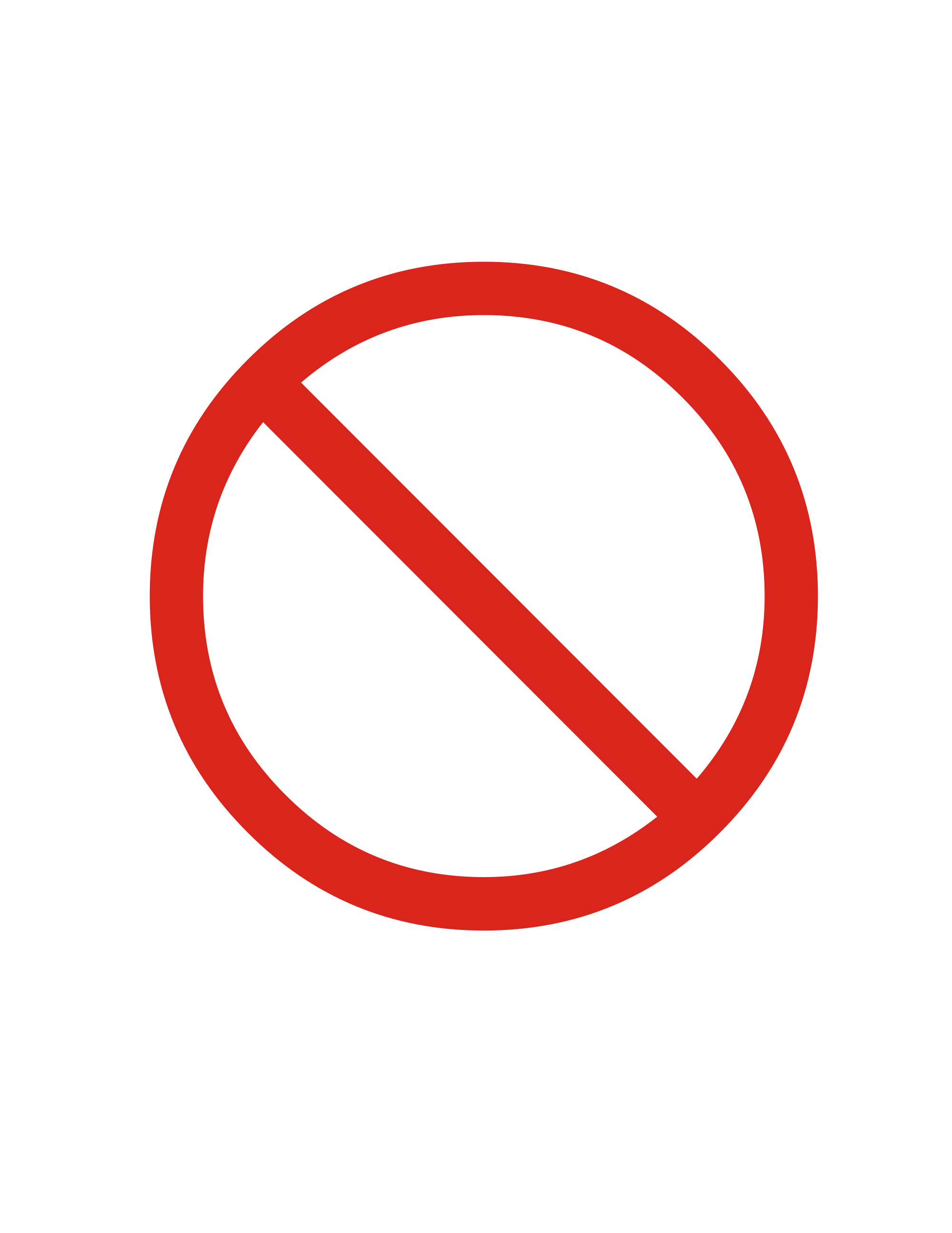 Prohibited Sign Clipart #1