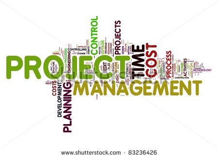 Project Management Concept In Word Tag Cloud Stock Photo 83236426
