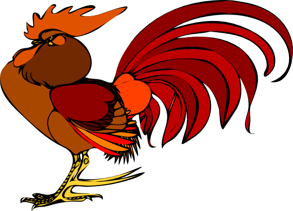 Rooster free to use clipart