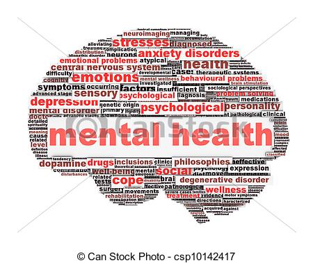 PTSD Mental Health Clip Art
