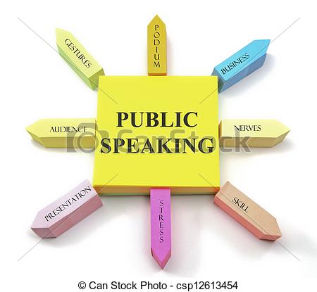 ... Public Speaking Sticky Notes - A colorful sticky note.