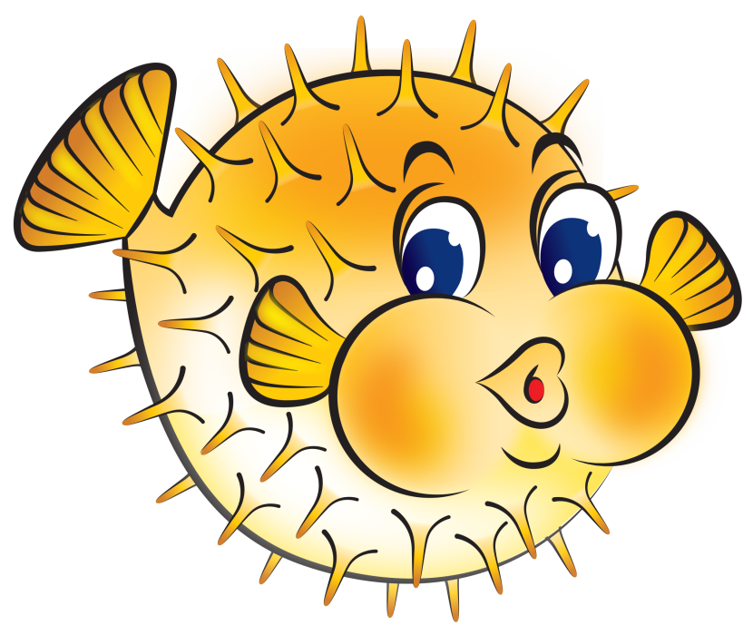 Puffer fish clip art