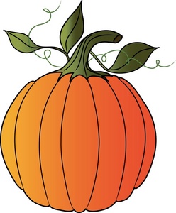 Small Pumpkin Clip Art Image 