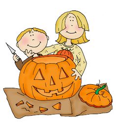 pumpkin carving clipart - Pumpkin Carving Clipart