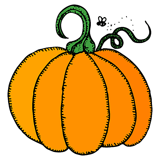 cute pumpkin patch clipart