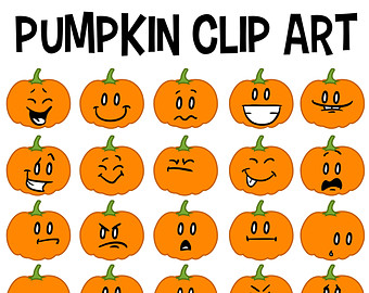 Pumpkin Clip Art Pumpkin Emot - Pumpkin Faces Clip Art