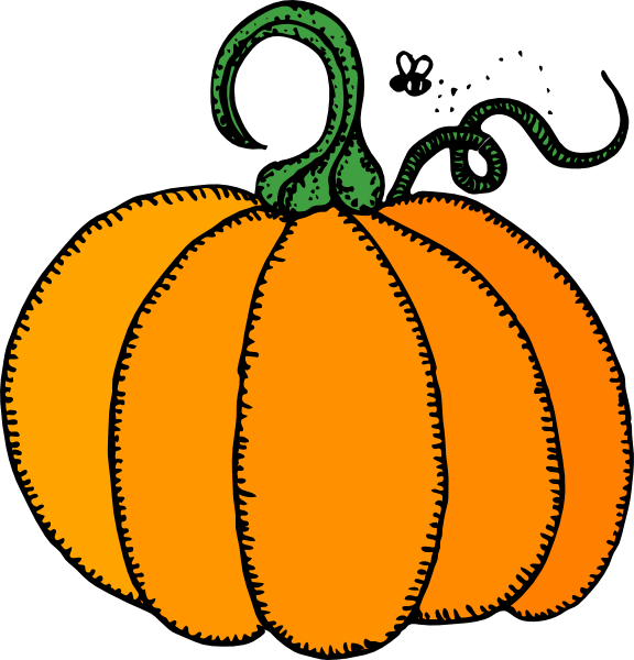 Cute Pumpkin Clip Art Image -
