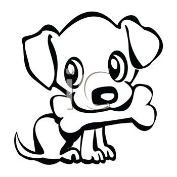 Cute Baby Puppy Clipart