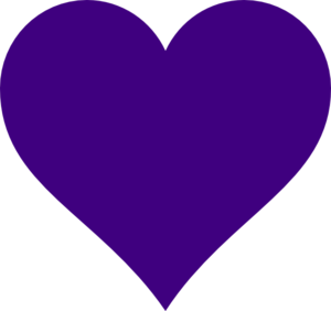 Light Purple Heart Clip Art A