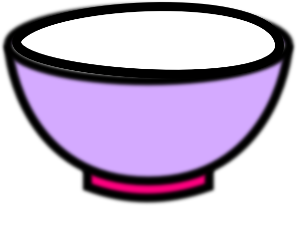 Purple Bowl Clip Art At Clker Com Vector Clip Art Online Royalty