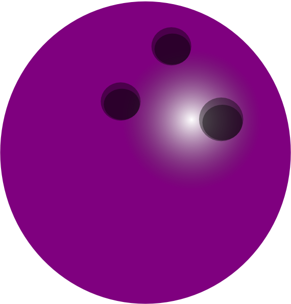 Purple Bowling Ball Clip Art At Clker Com Vector Clip Art Online