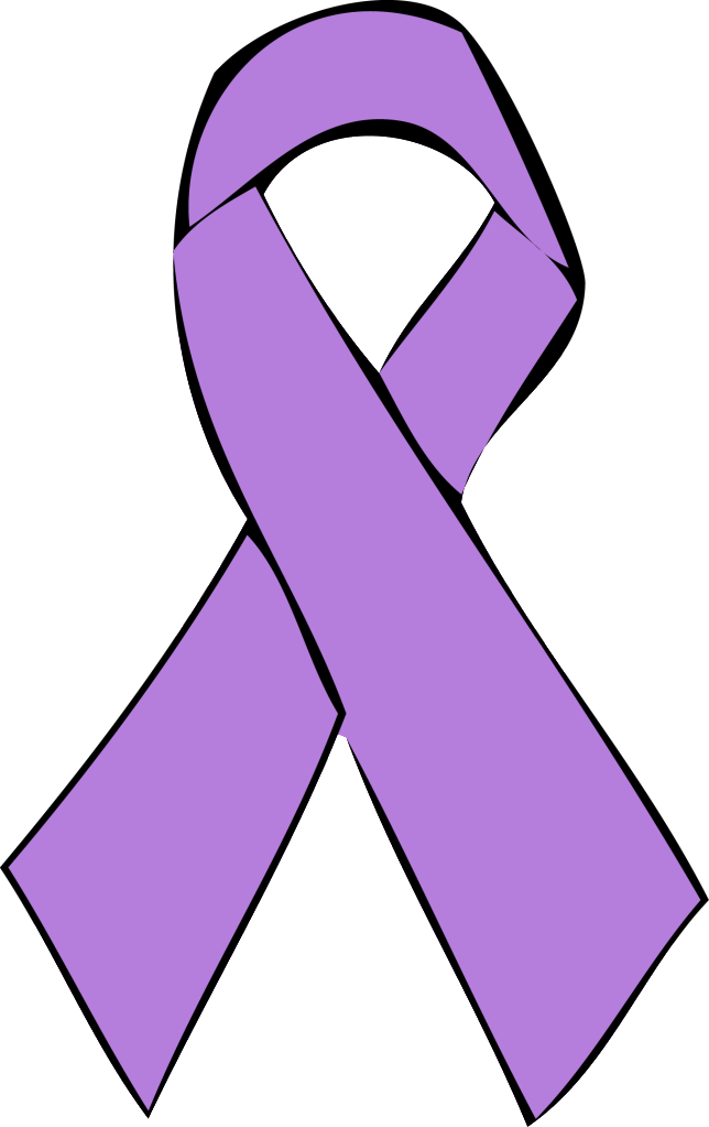 Purple Cancer Ribbon Clip Art - Cancer Ribbons Clip Art