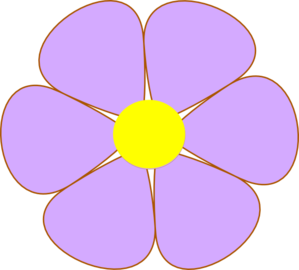 Purple Flower Clip Art