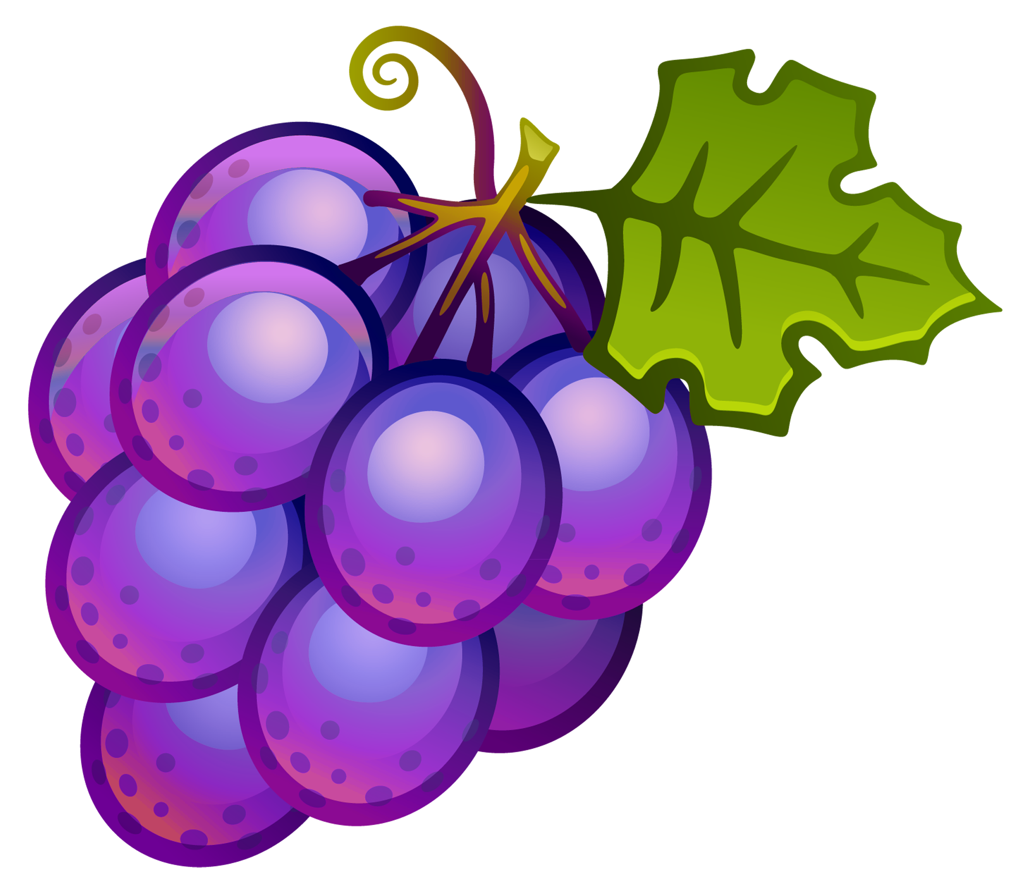 Purple grapes clipart free cl - Grape Clip Art