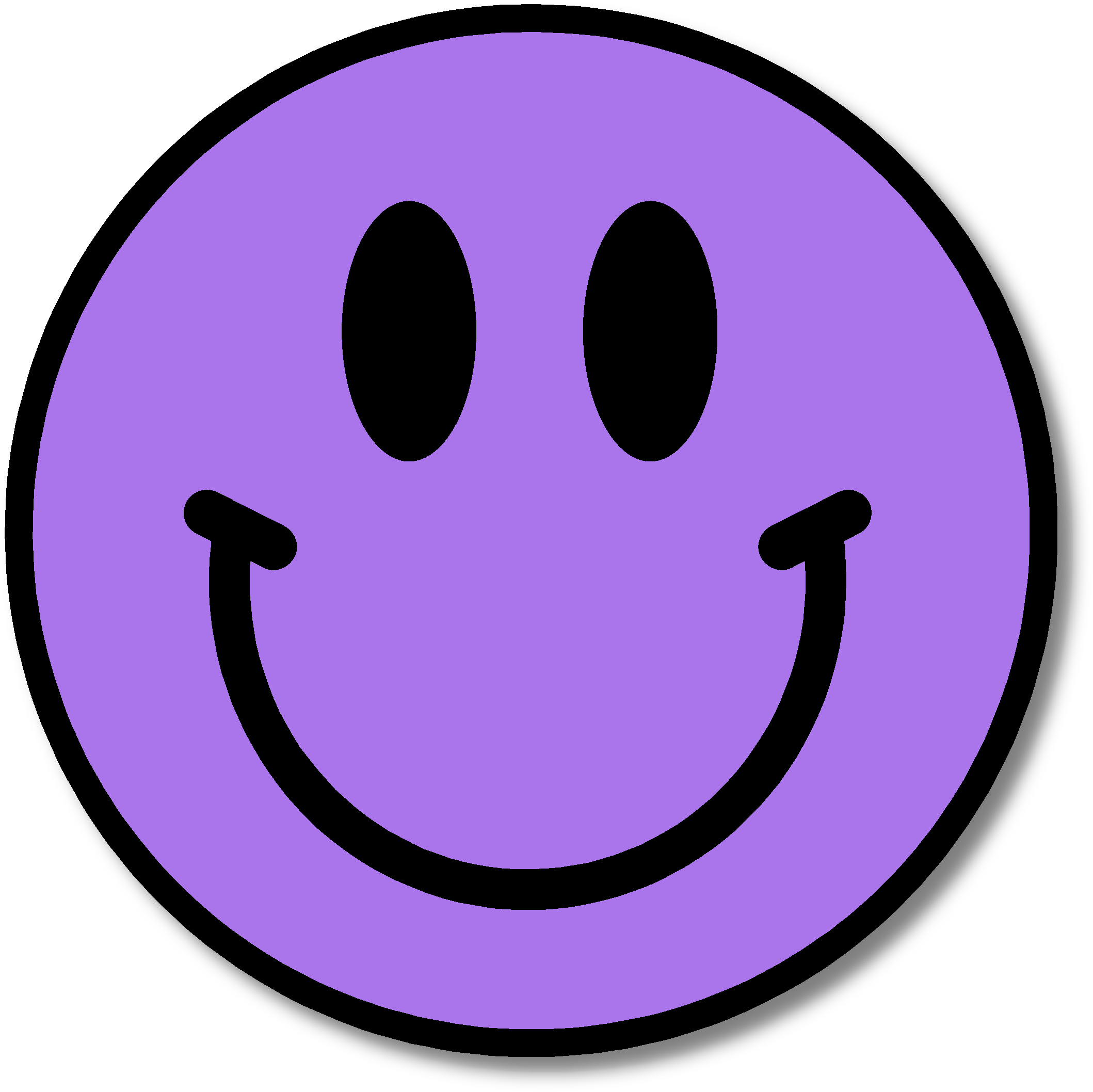 Purple Happy Face Free .
