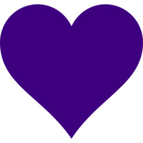 Dark Purple Heart Clipart. 10