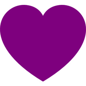 ... Purple Hearts clip art - 