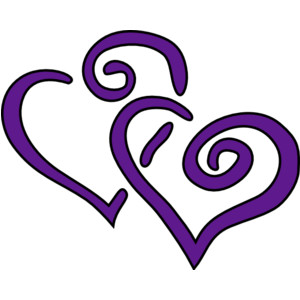 ... Purple Hearts clip art - Polyvore ...