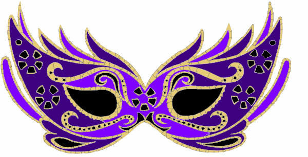 Purple Masquerade Mask Clip Art At Clker Com Vector Clip Art Online