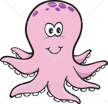 Purple octopus clipart free clipart images
