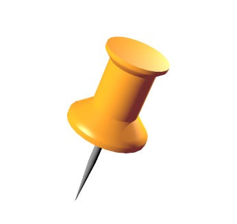 Push pin clipart hostted
