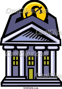 Putting Money In The Bank Put - Bank Clipart