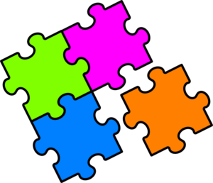 Puzzle clip art - vector clip - Puzzles Clip Art