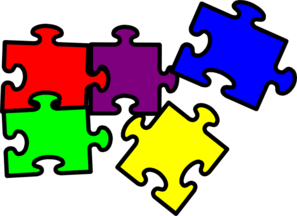 Puzzle Pieces Clipart - .