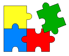 Jigsaw Green Puzzle Piece Cli