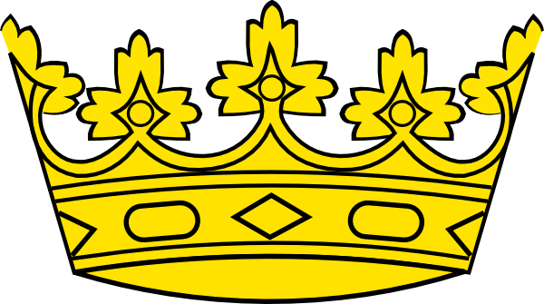 Black princess crown clipart 