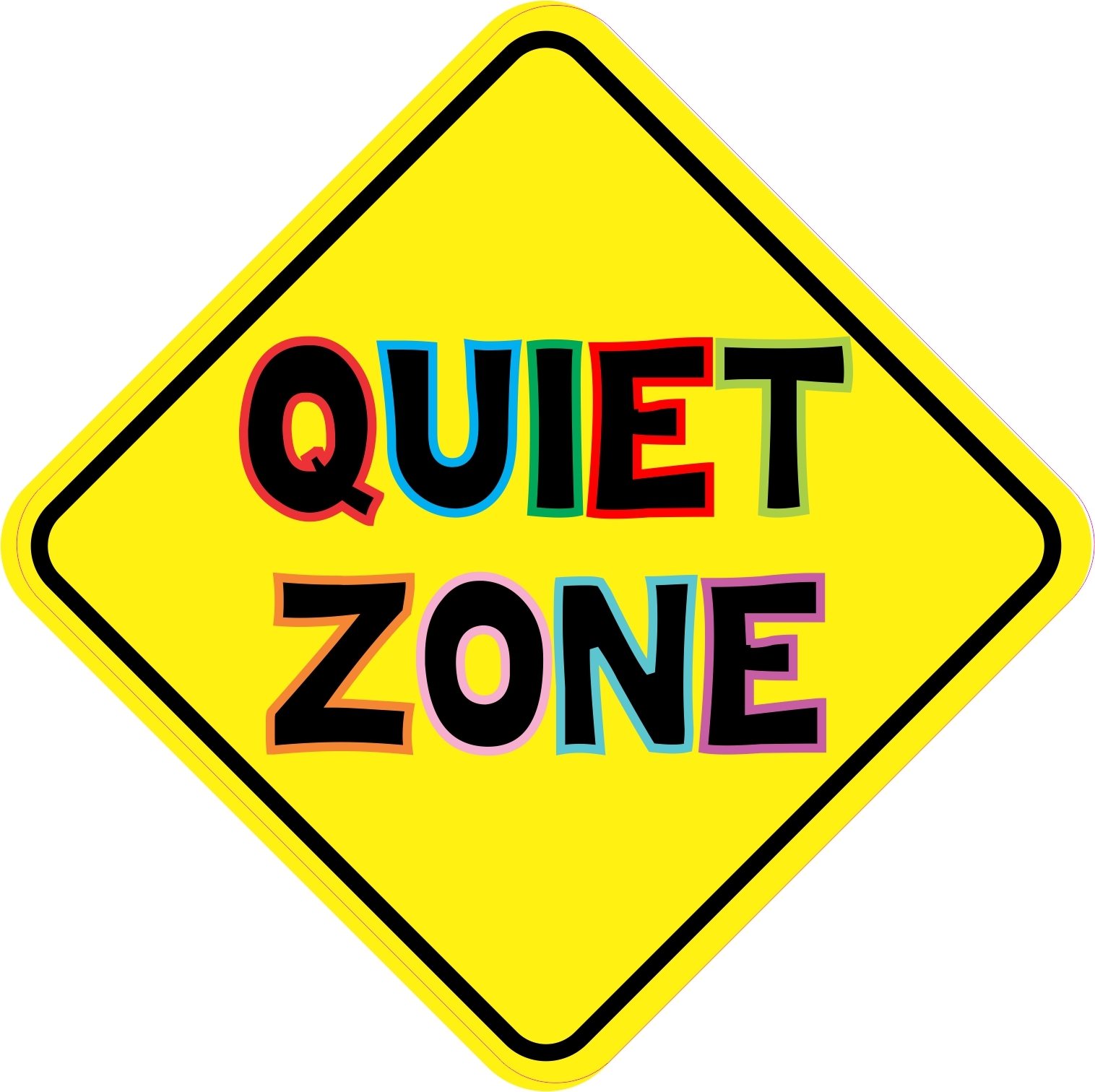 Quiet Signs - Clipart library - Shh Clipart