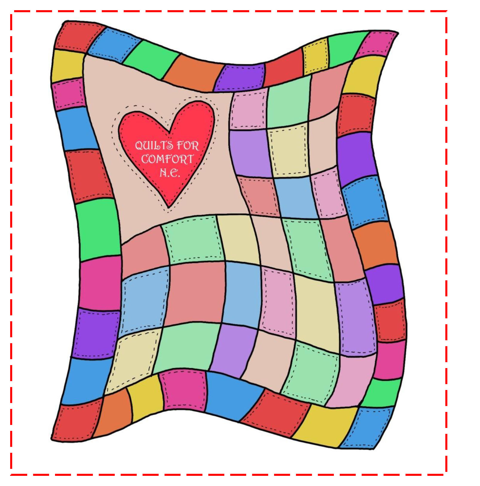 Quilt patchwork clip art - Quilt Clipart