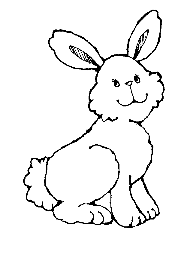 Rabbit Clipart Black And Whit - Bunny Clipart Black And White