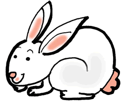 Moving bunny Clip Art | Carto
