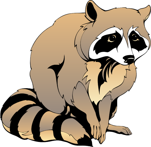 Raccoon svg files for scrapbo