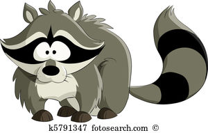 Raccoon clipart 3