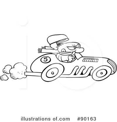 race car clipart black and .
