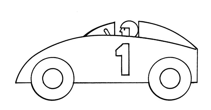 race car clipart black and . - Race Car Clipart Black And White
