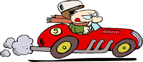 Auto Racing Clipart Image: .