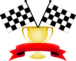 Checkered Racing Flags Clip A