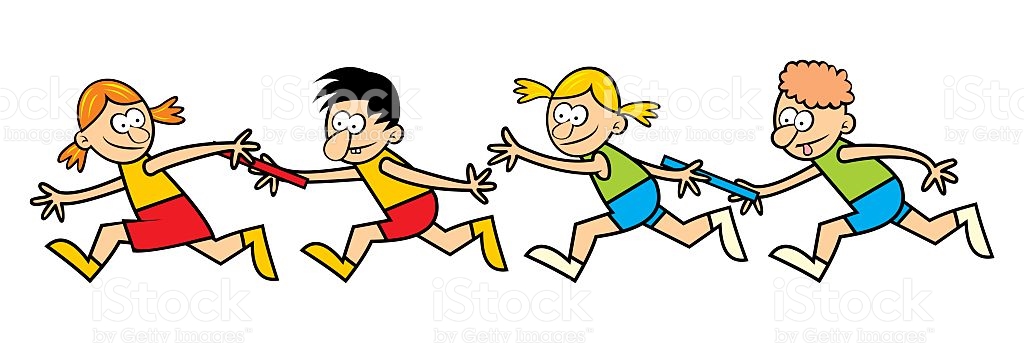 relay race clipart 1