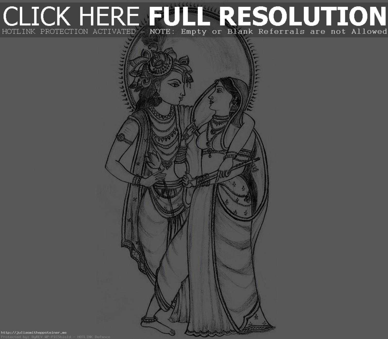 Pictures Wallpapers Radha Krishna Drawing DRAWING ART GALLERY Tearing